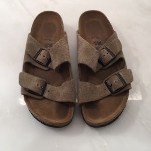 Girls Birkenstock Arizona Suede Sandals